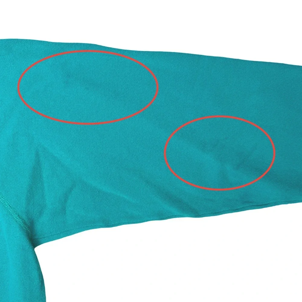 Vintage Yellowstone Crewneck Sweatshirt Teal Hanes USA Made Medium - Picture 7 of 10
